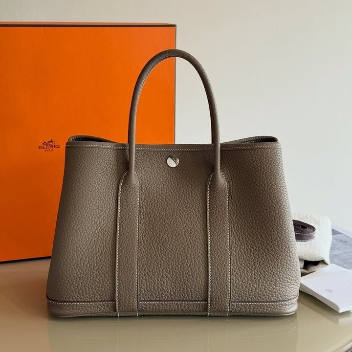 HERMES Garden 30 Etoupe Stamp U