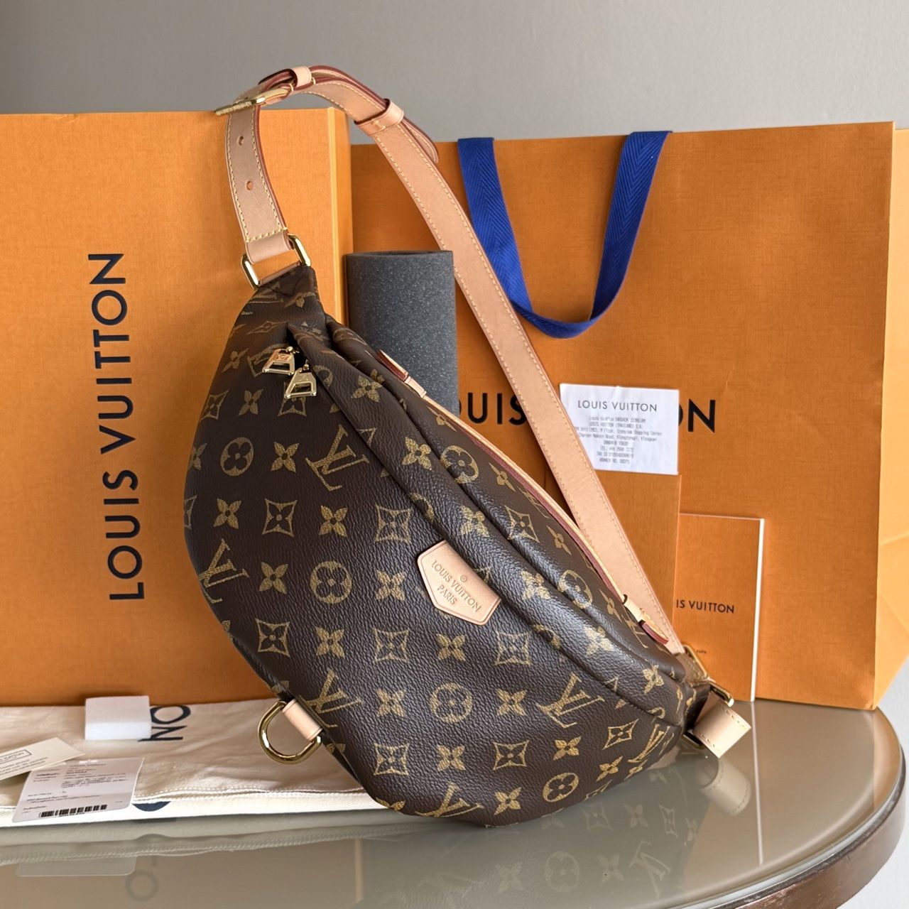 LV Monogram Bumbag 2020 Microchip
