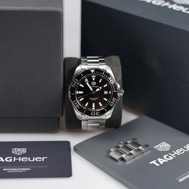 TAG HEUER AQUARACER Quartz 41 mm หน้าปัดดำ