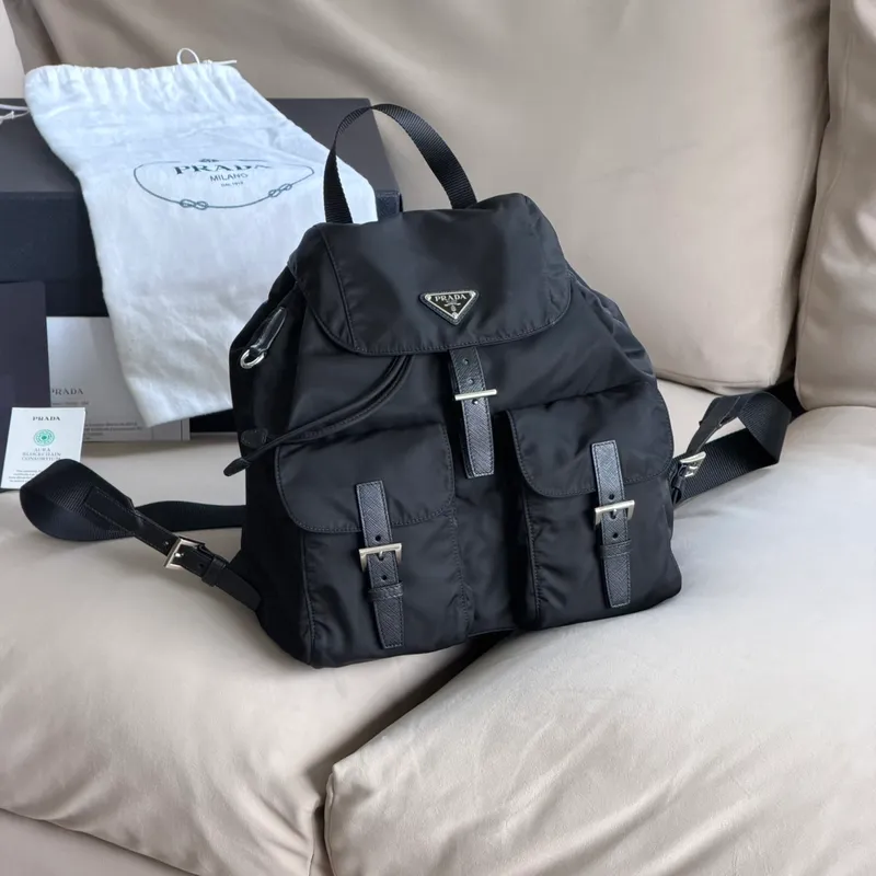 PRADA Small Re-Nylon Backpack 2023 Microchip