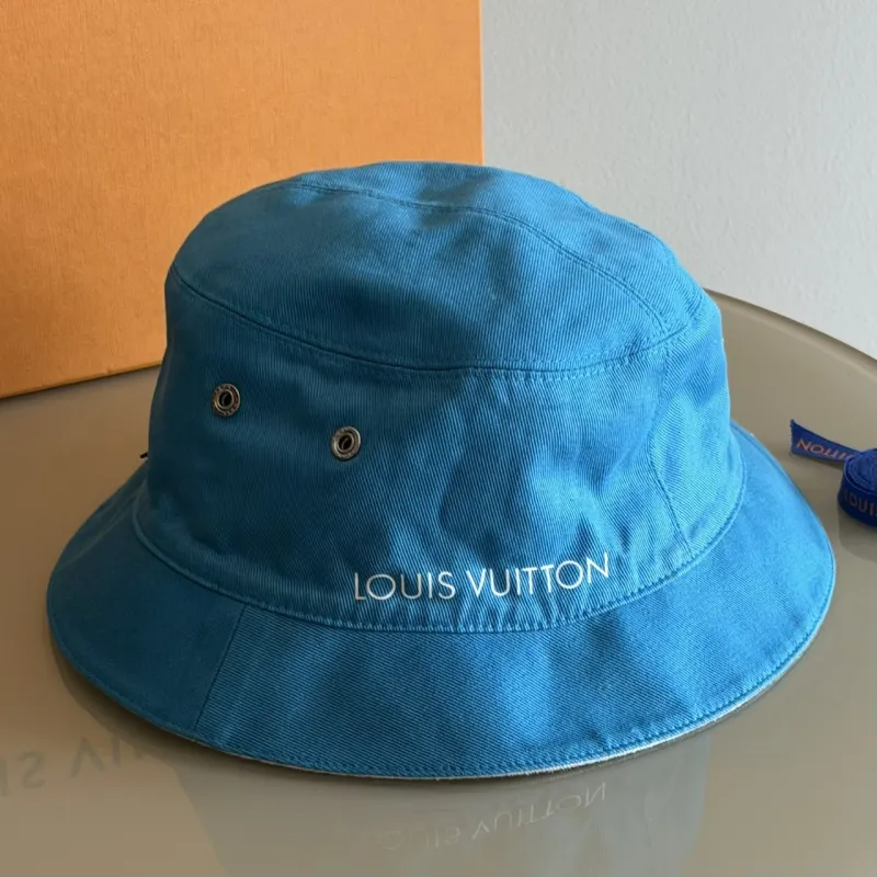 LV Bob Monogram Denim Size 60 ใส่ได้ 2 ด้าน