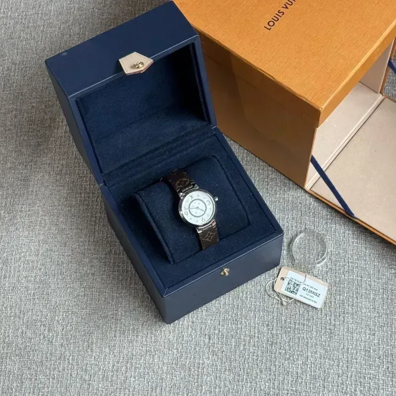 LV Watch Tambour Slim Monogram Quartz