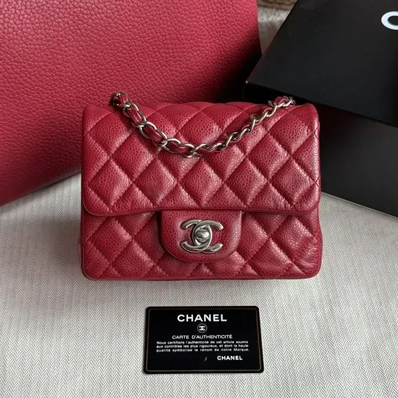 CHANEL Mini7" Caviar holo16